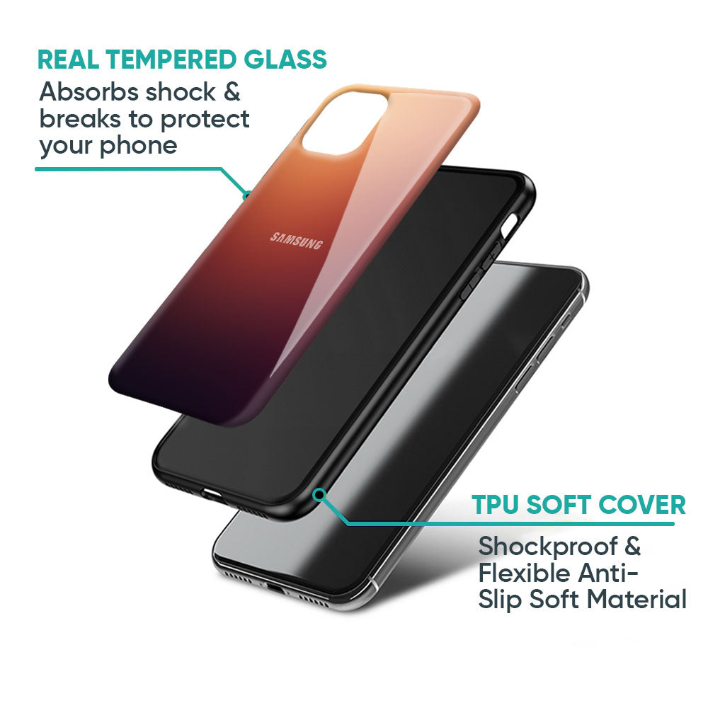 Sunset Background Glass Case for Samsung Galaxy A57 5G