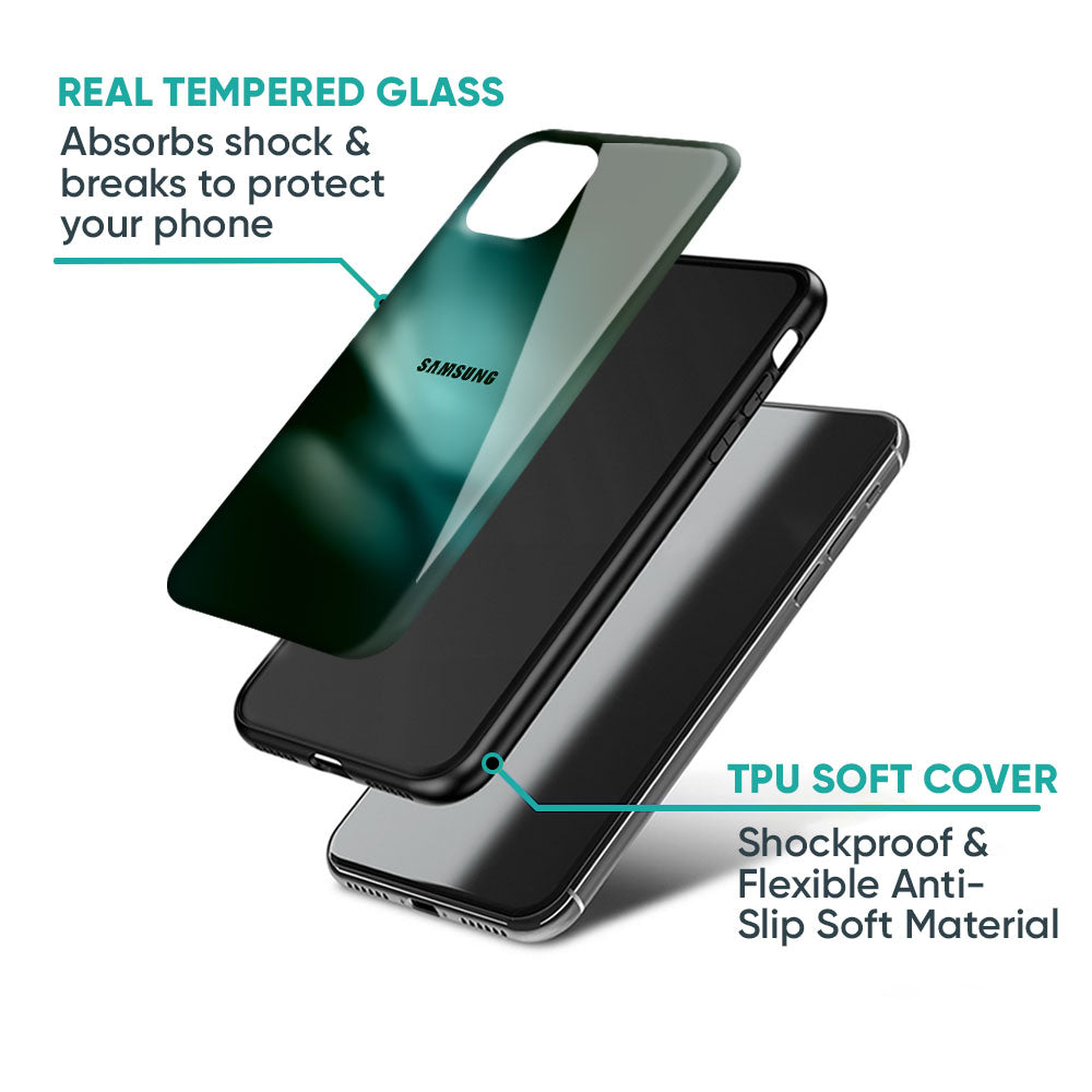 Northen Light Glass Case for Samsung Galaxy M56 5G