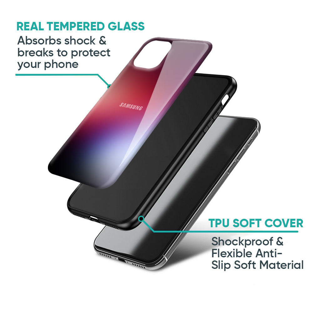 Gaussian Red Glass Case for Samsung Galaxy A57 5G