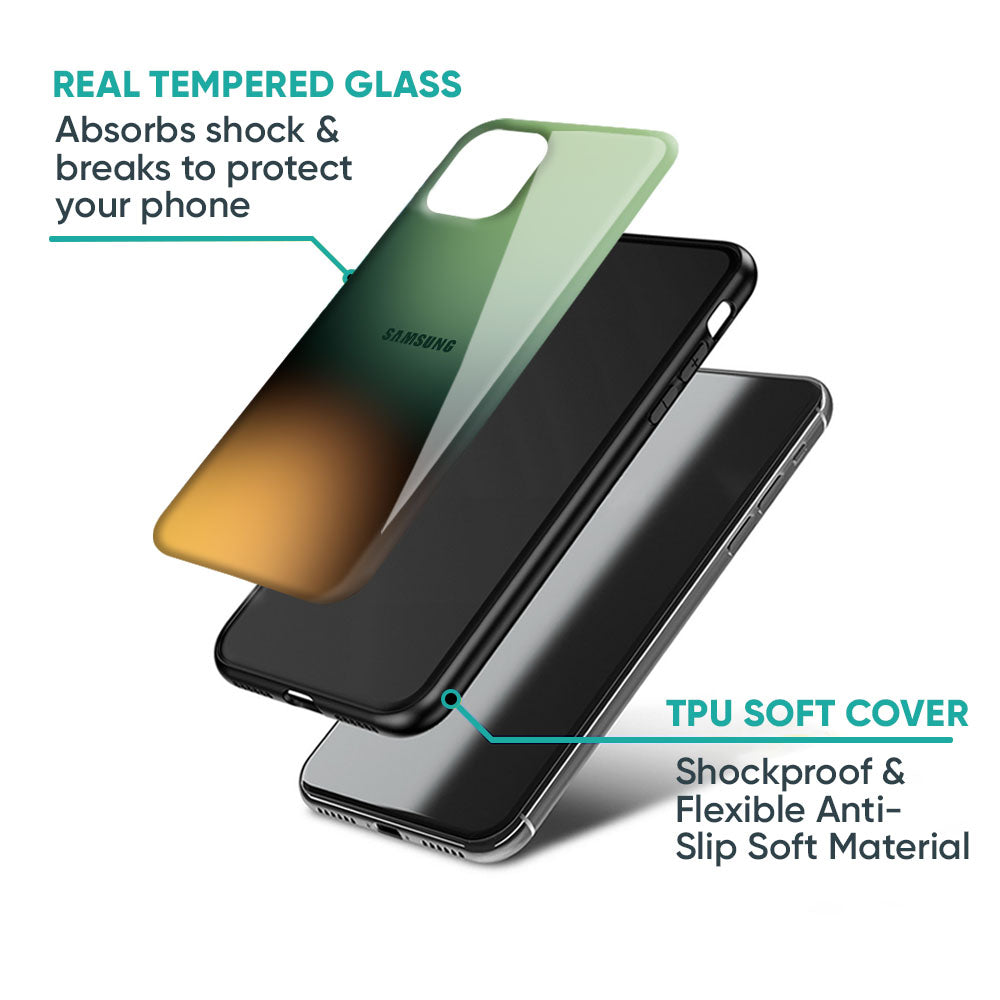 Blurry Forest Glass Case for Samsung Galaxy M56 5G
