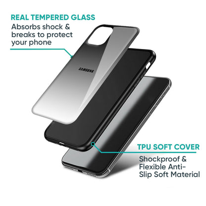 Zebra Gradient Glass Case for Samsung Galaxy M56 5G