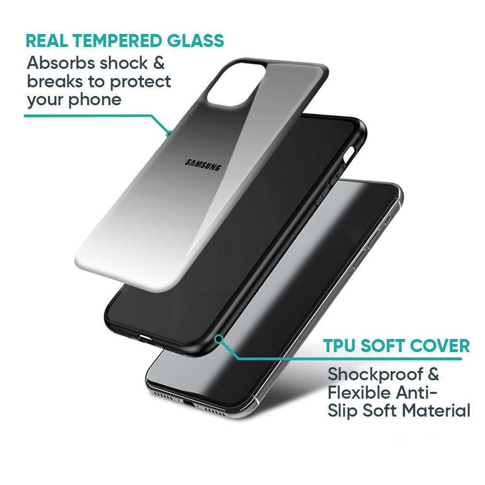 Zebra Gradient Glass Case for Samsung Galaxy A57 5G