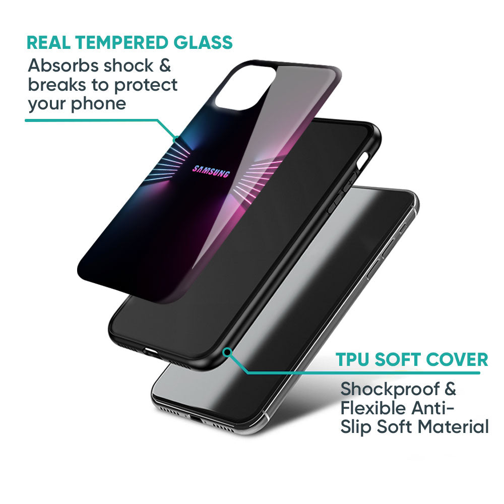 Disco Line Glass Case for Samsung Galaxy M56 5G