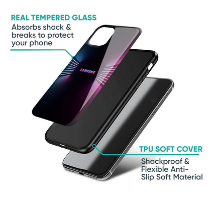 Disco Line Glass Case for Samsung Galaxy M56 5G