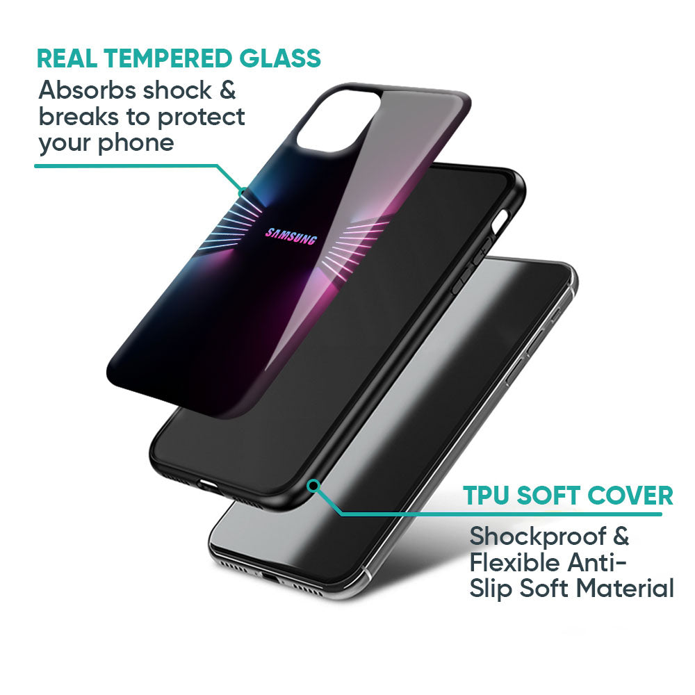 Disco Line Glass Case for Samsung Galaxy A37 5G