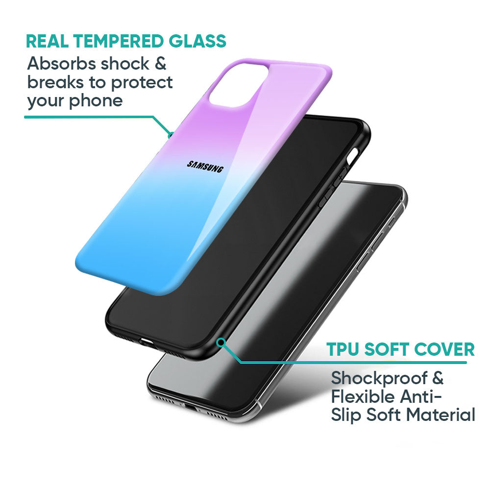 Unicorn Pattern Glass Case for Samsung Galaxy A57 5G