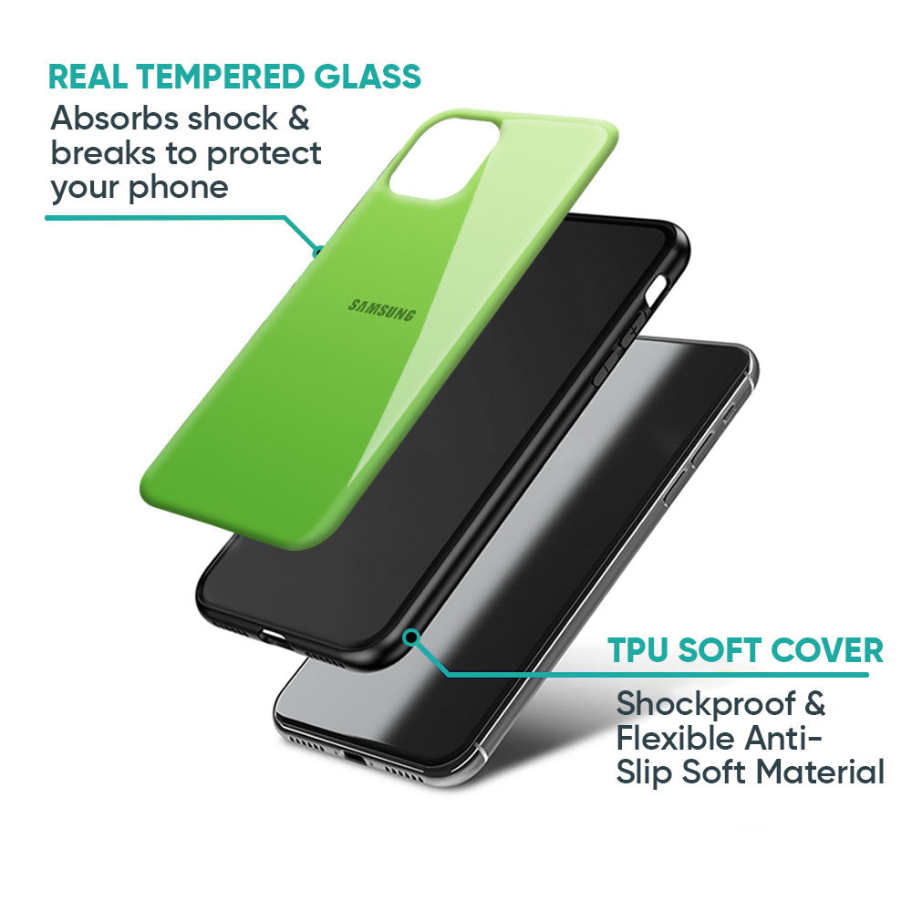Paradise Green Glass Case For Samsung Galaxy A57 5G