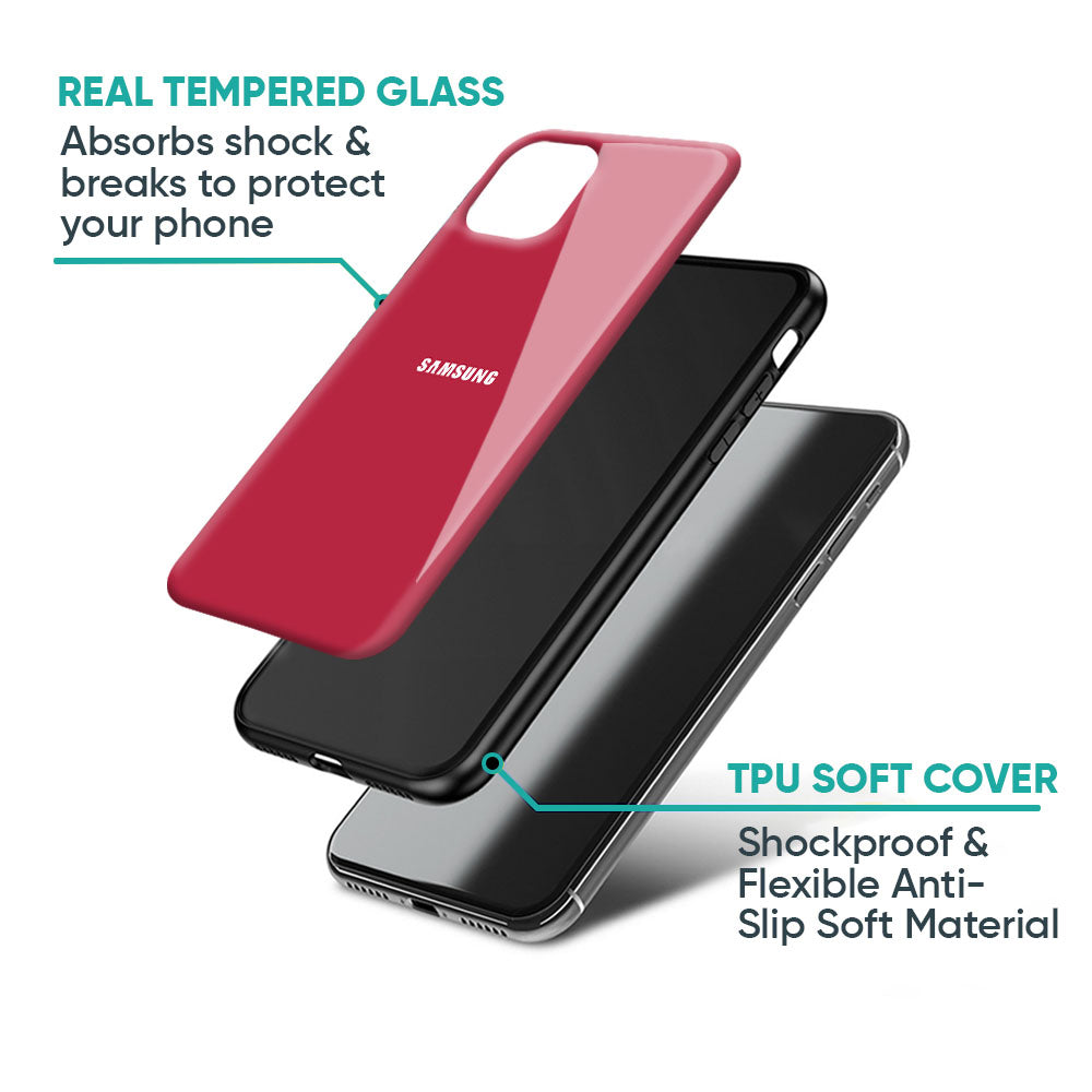 Solo Maroon Glass case for Samsung Galaxy A57 5G