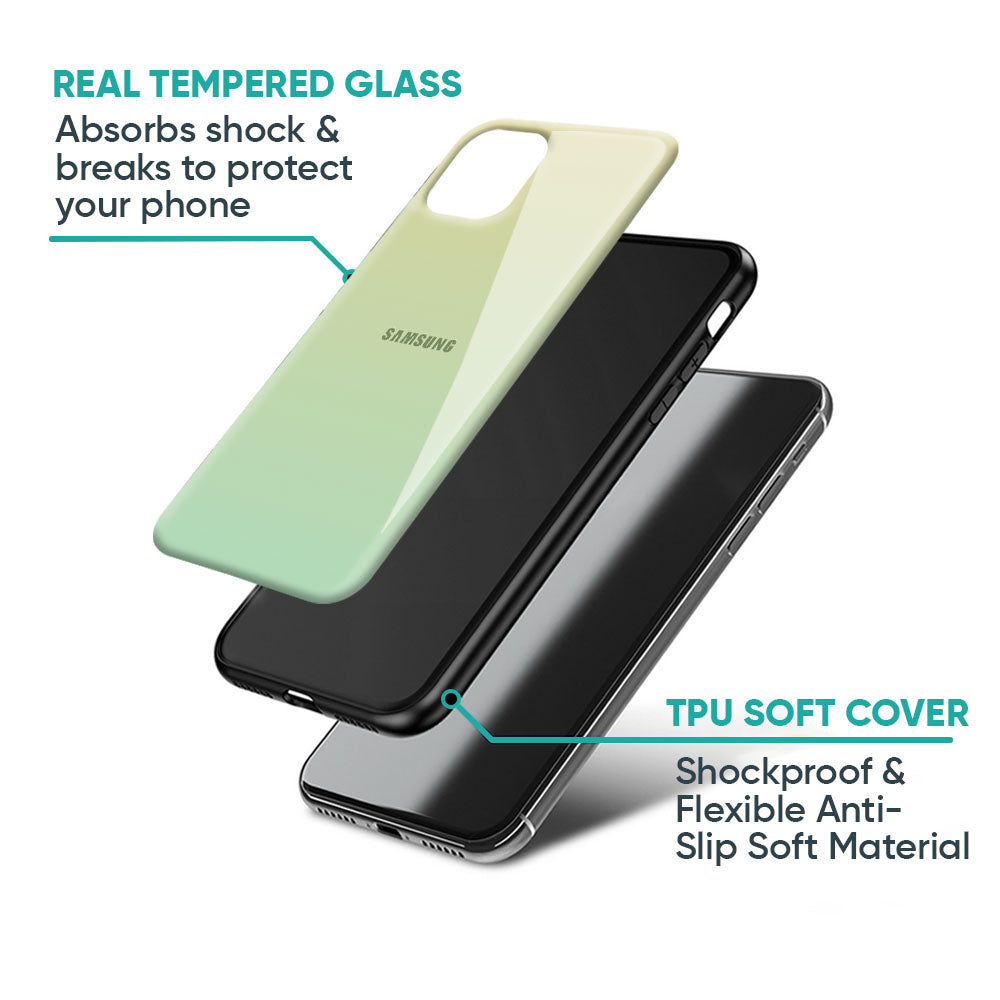 Mint Green Gradient Glass Case for Samsung Galaxy A57 5G