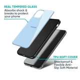 Pastel Sky Blue Glass Case for Samsung Galaxy S26 Ultra 5G