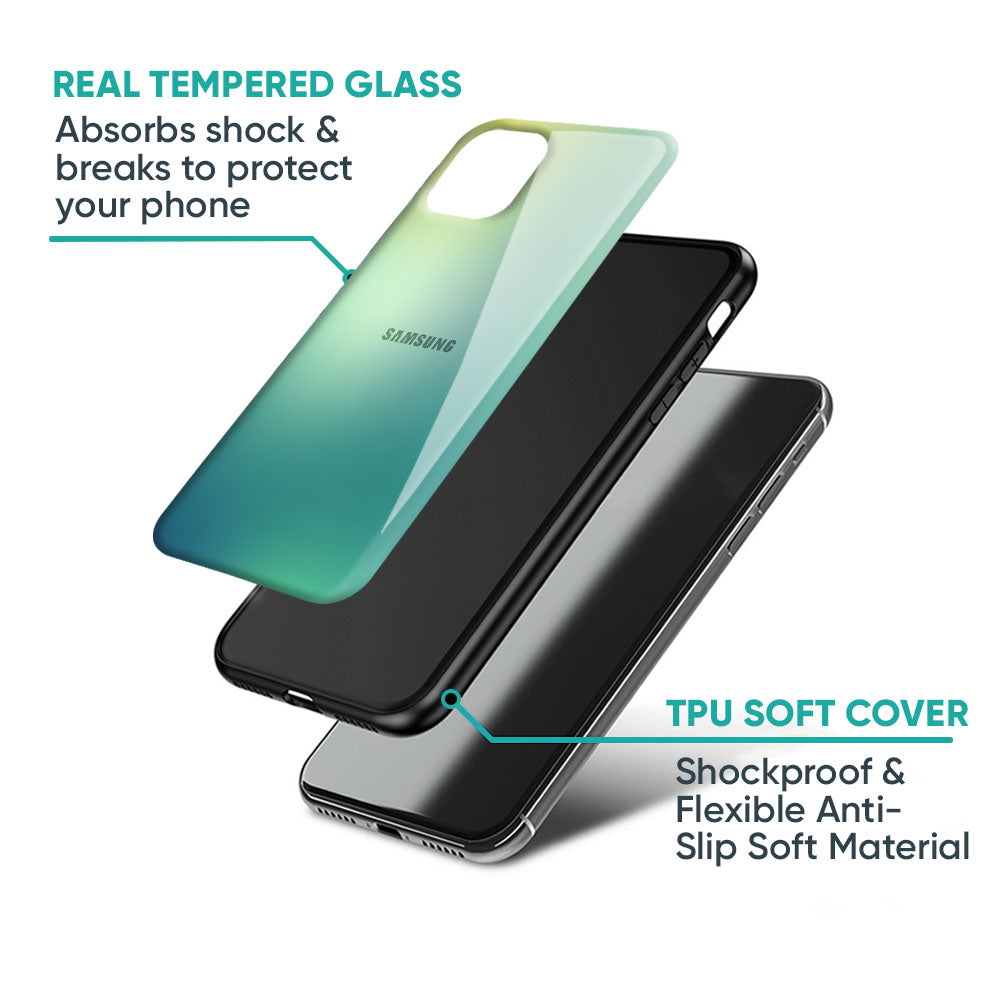 Dusty Green Glass Case for Samsung Galaxy M56 5G