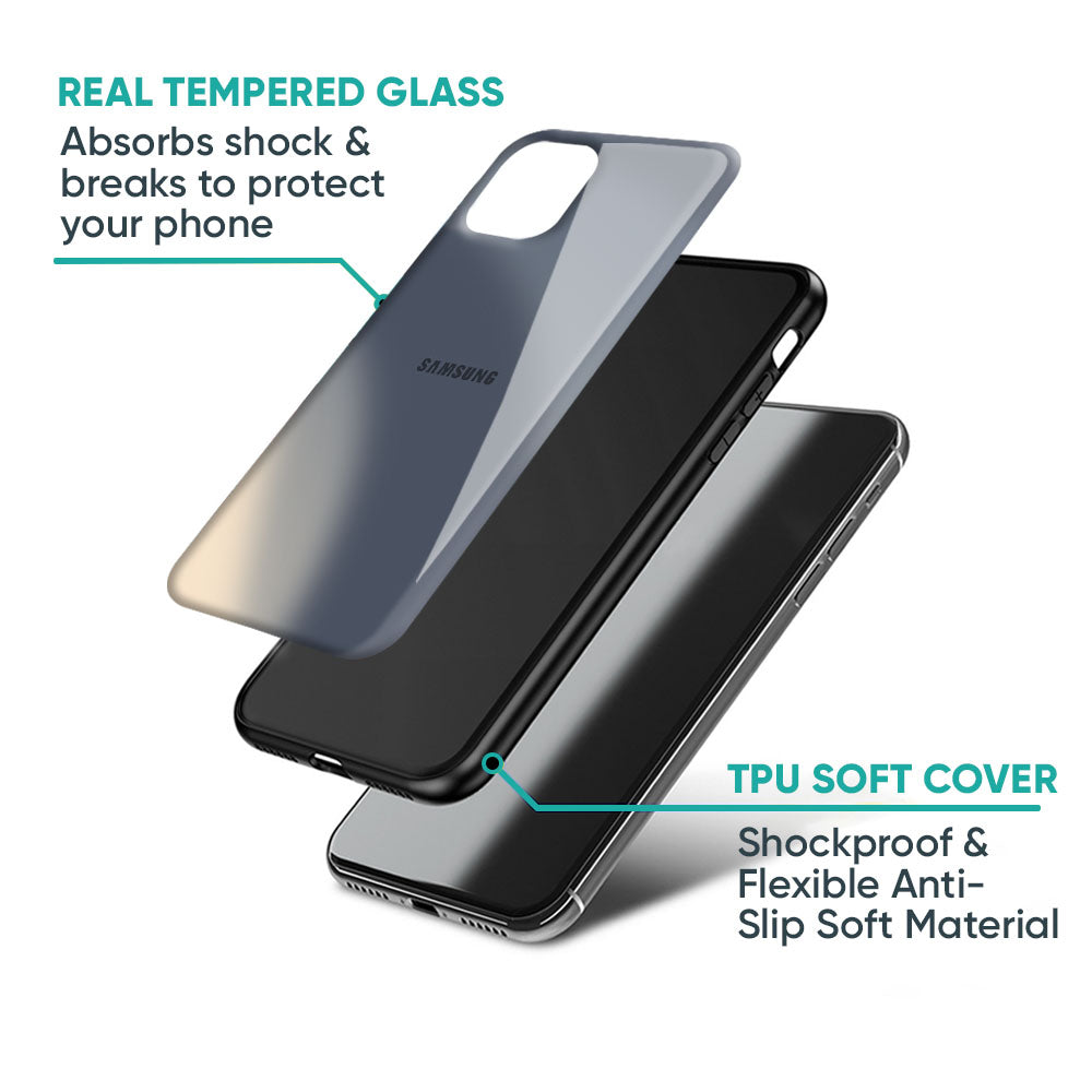 Metallic Gradient Glass Case for Samsung Galaxy M56 5G