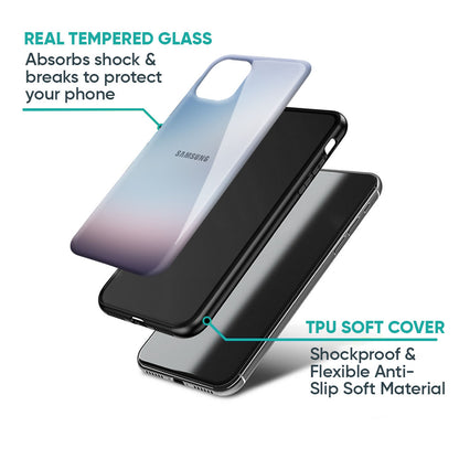 Light Sky Texture Glass Case for Samsung Galaxy A57 5G