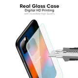 Fiery Orange Glass Case for Vivo V40 5G