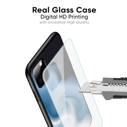 Blue Waves Glass Case for Redmi Note 14 5G