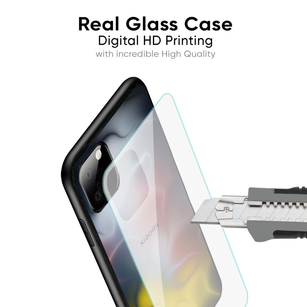 Colorful Smoke Glass Case for Redmi Note 14 5G