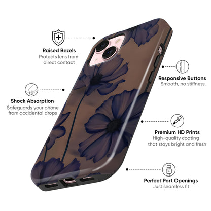 Blue Petal Haze Tough Case