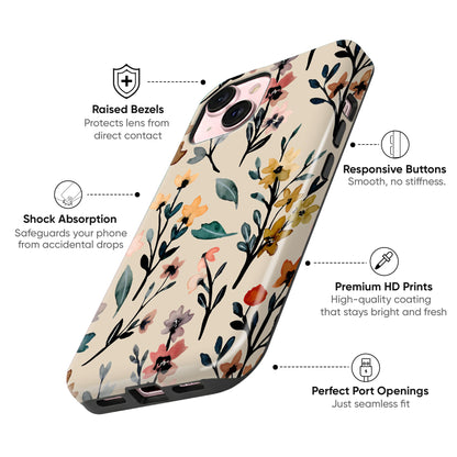 Watercolor Meadow Tough Case