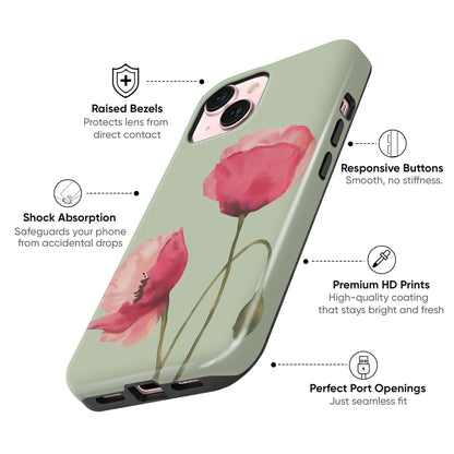 Peony Whisper Tough Case