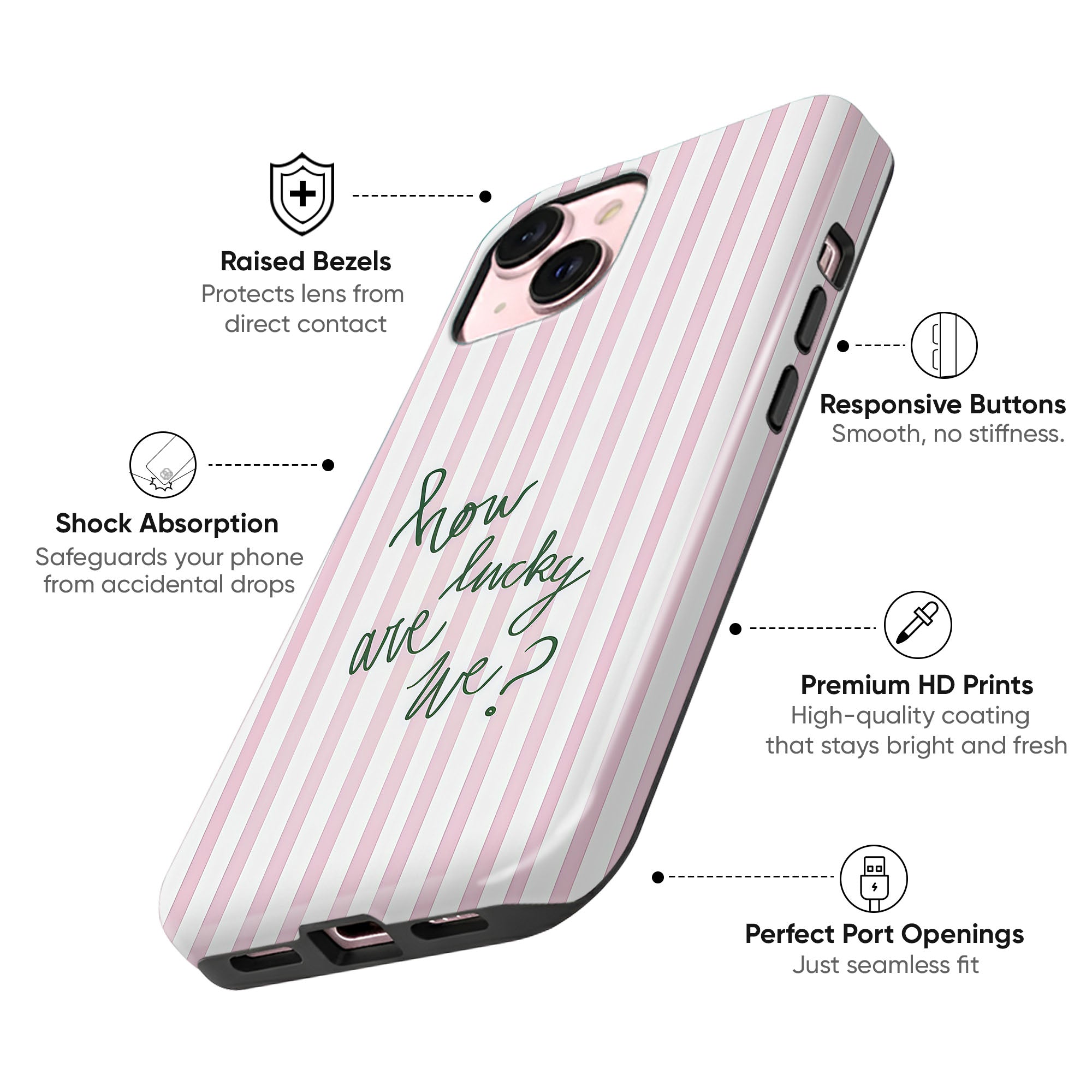Pink Quote Stripes