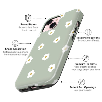 Mint Bloom Tough Case