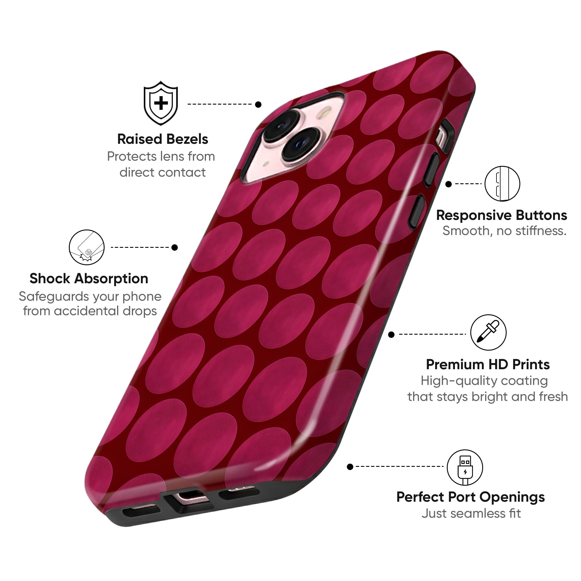 Magenta 3D Dots