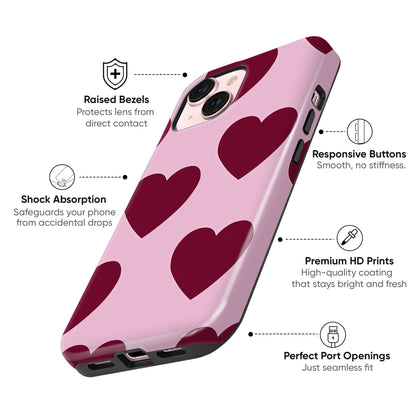 Bold Pink Hearts