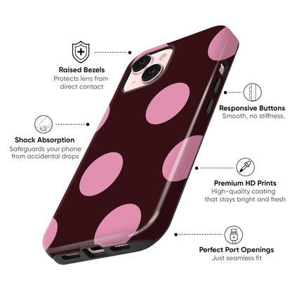 Plum Pink Dots