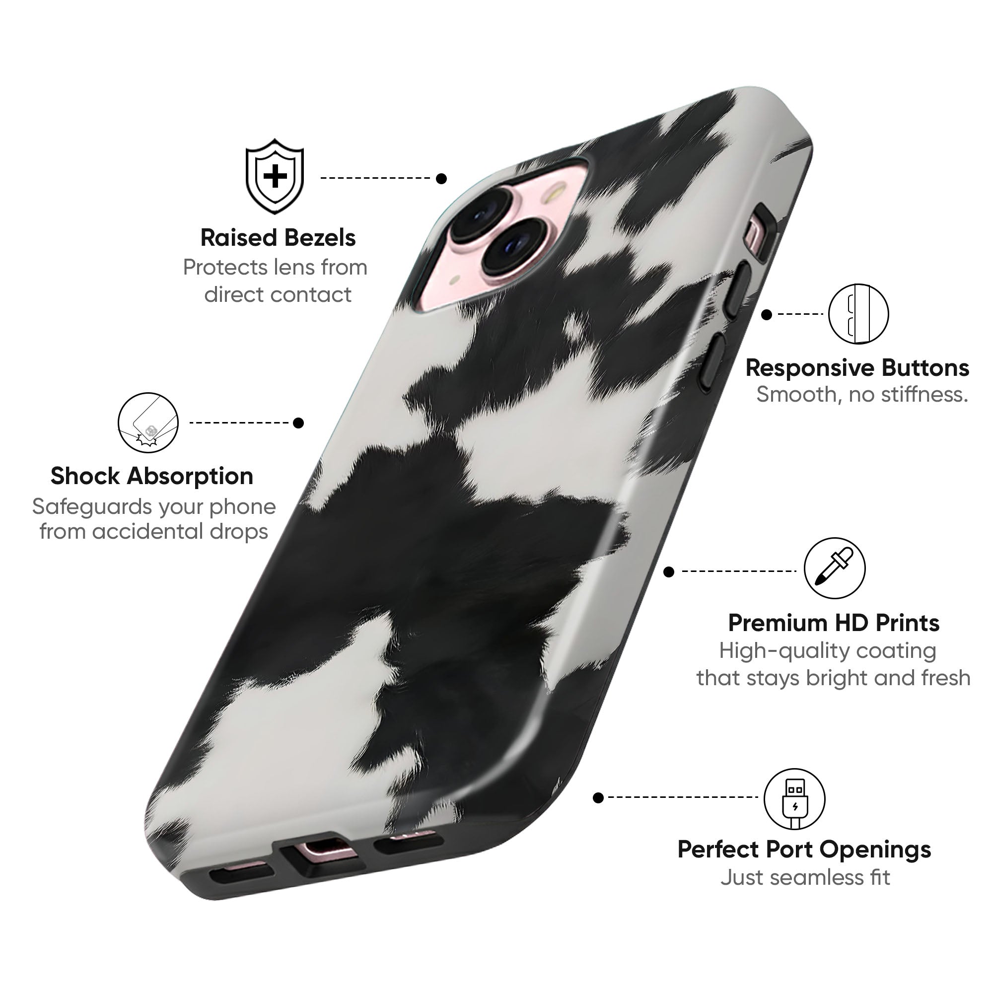 Monochrome Hide Tough Case