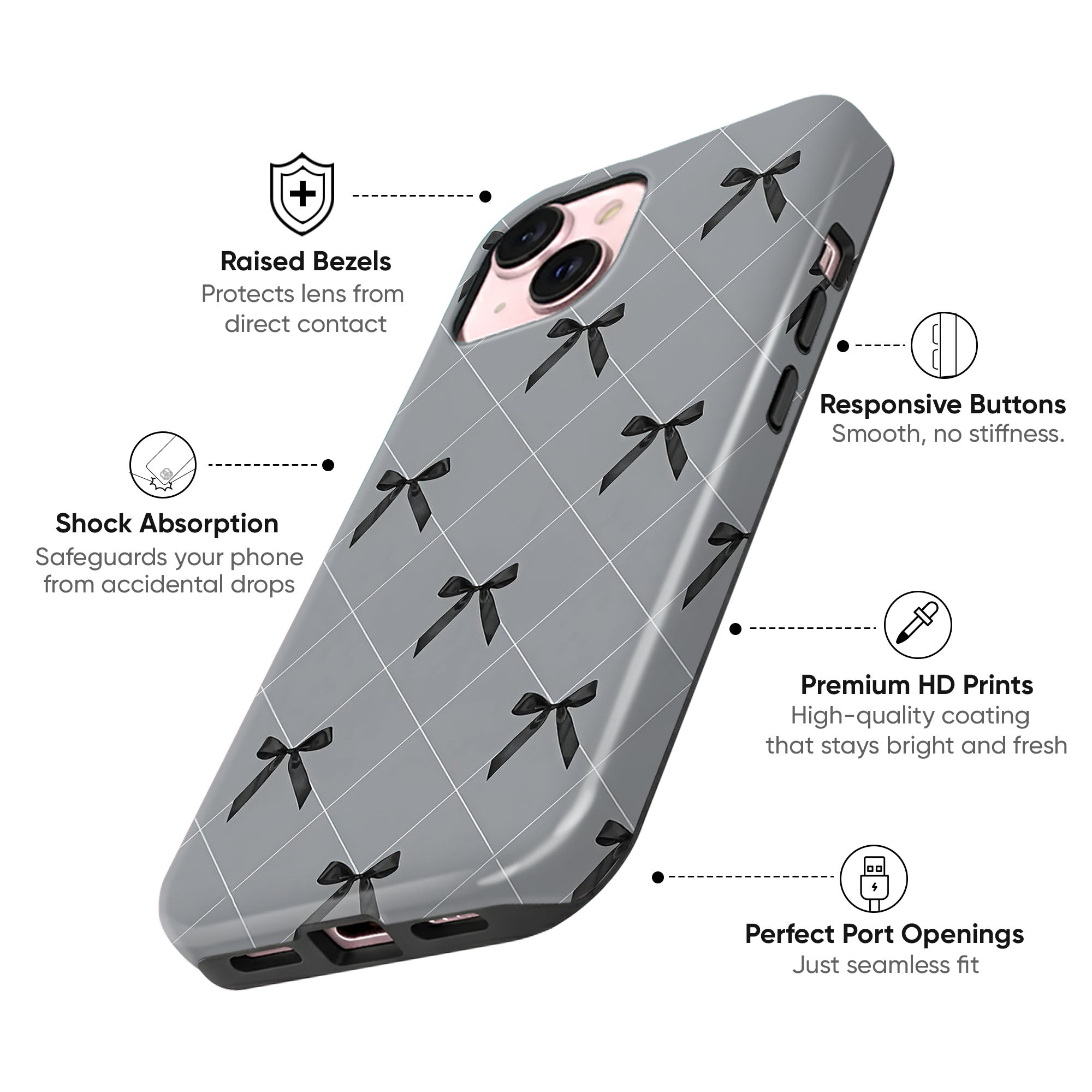 Satin Bows Tough Case