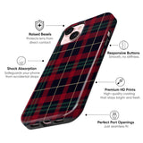 Plaid Latte Tough Case