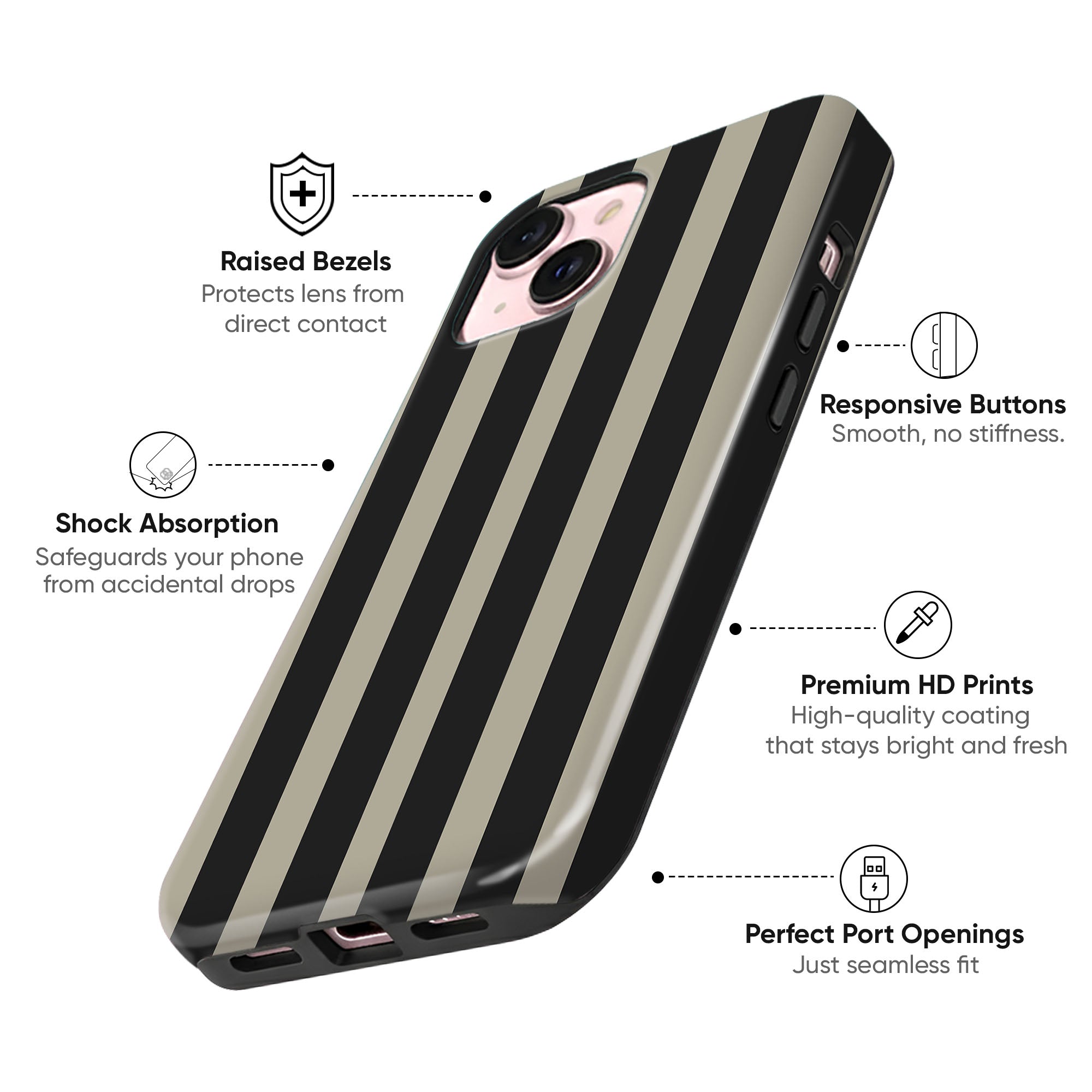 Deco Stripes Tough Case