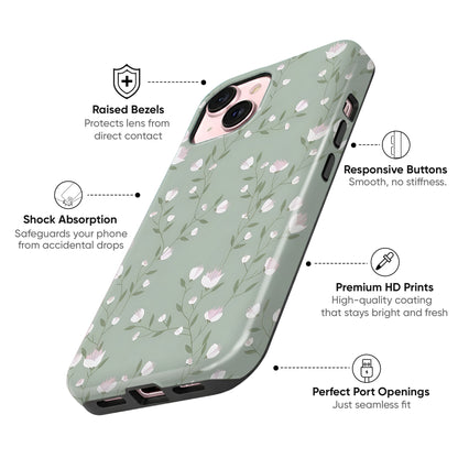 Mint Garden Tough Case