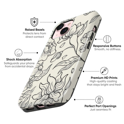 Bloom Engraving Tough Case
