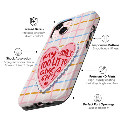 Sassy Patch Grid Tough Case