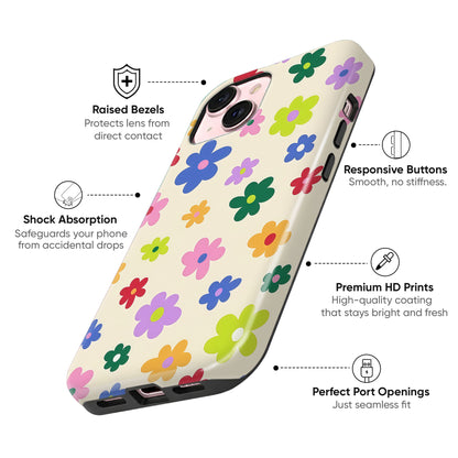 Rainbow Field Tough Case