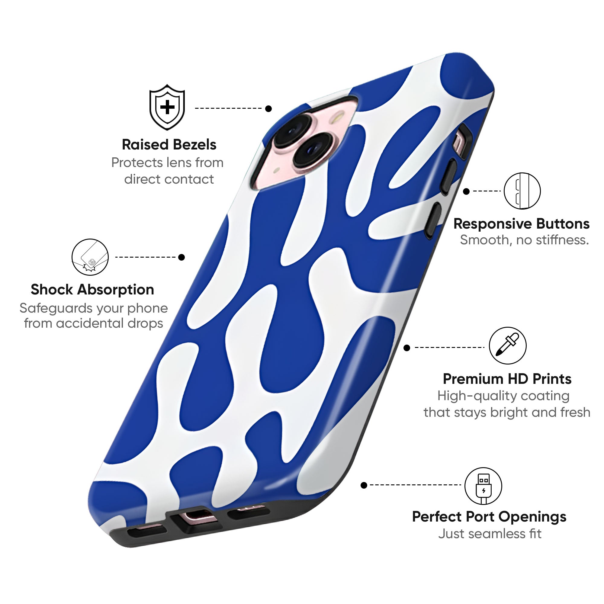 Azure Drift Tough Case