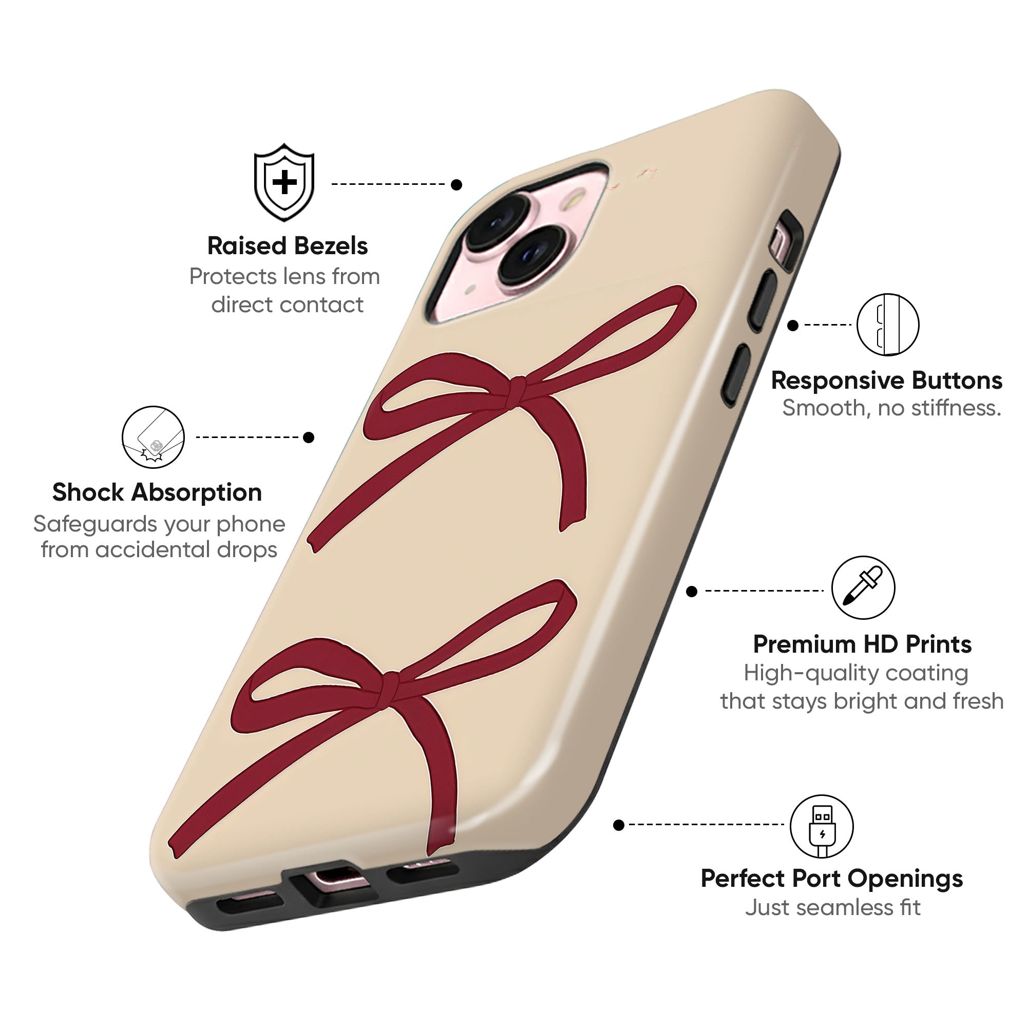 Scarlet Bow Tough Case