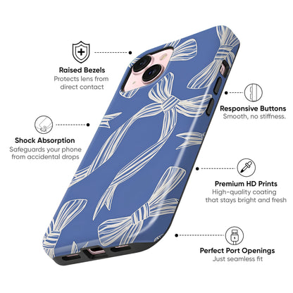 Cobalt Ribbon Tough Case