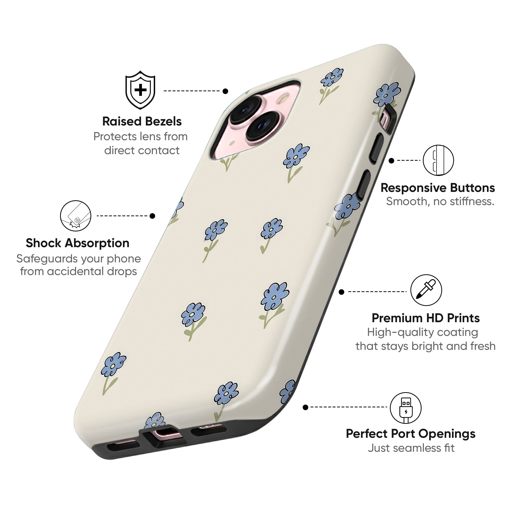 Bluebell Whisper Tough Case