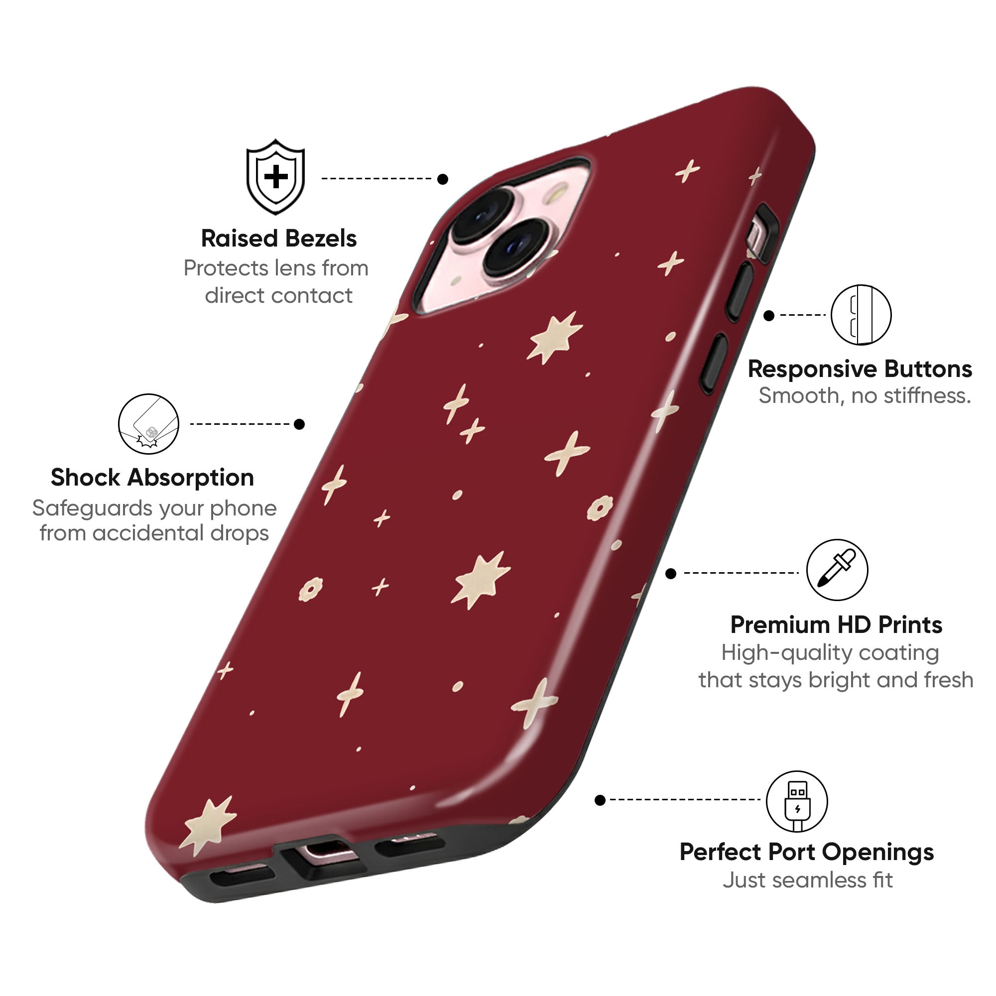 Cranberry Cosmos Tough Case