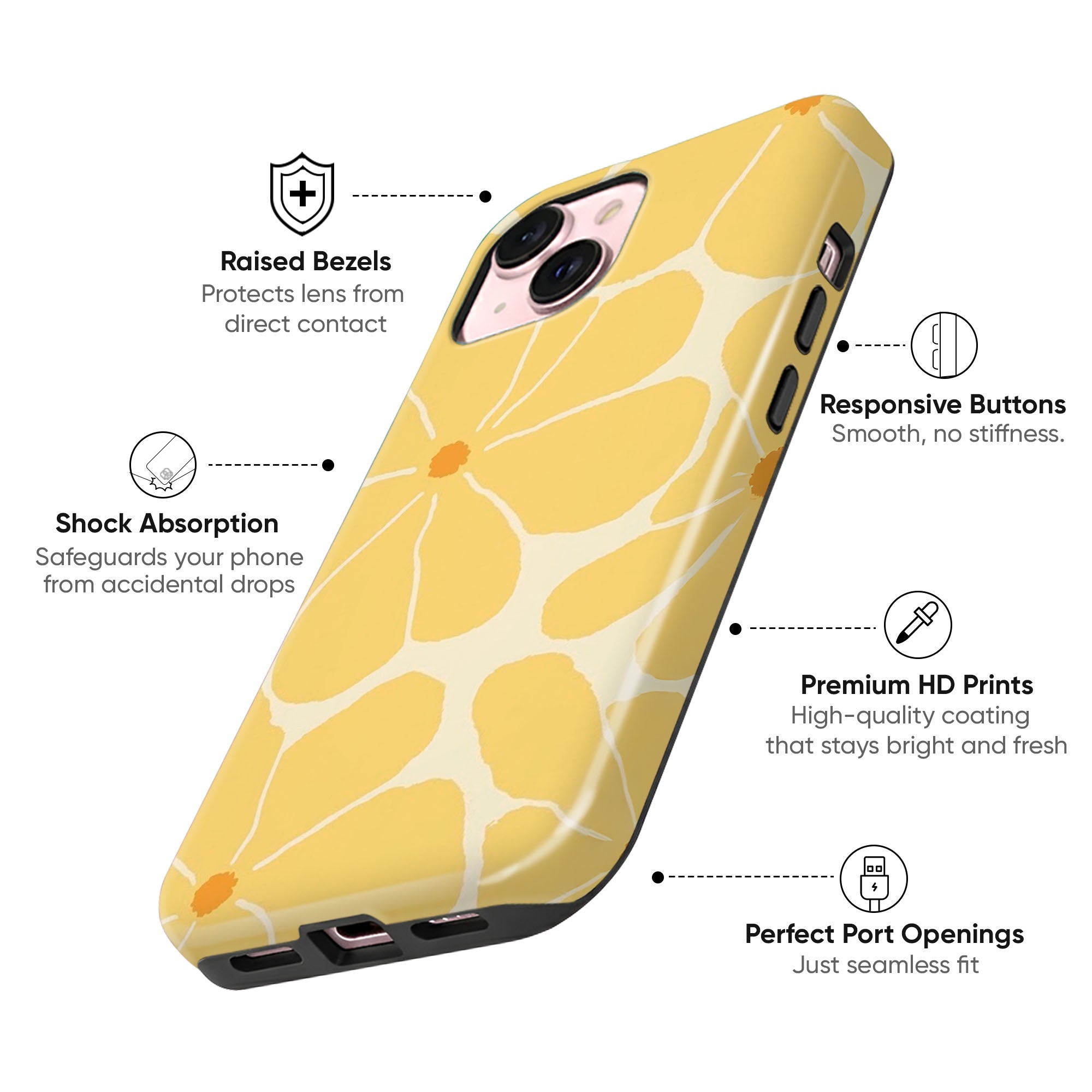 Mustard Bloom Tough Case