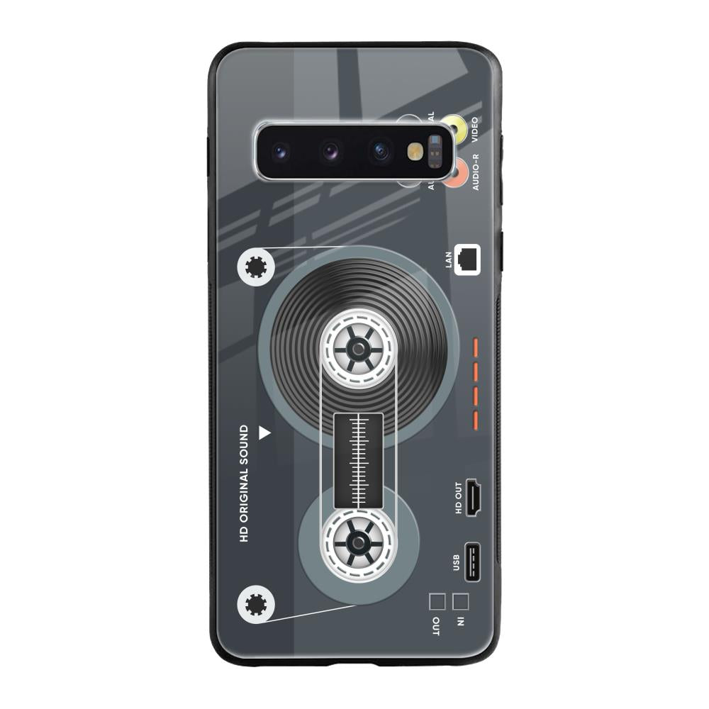 Retro Recorder Samsung Galaxy S10 Plus Glass Back Cover Online