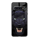 Angry Black Leopard Samsung Galaxy S10 Plus Glass Back Cover Online