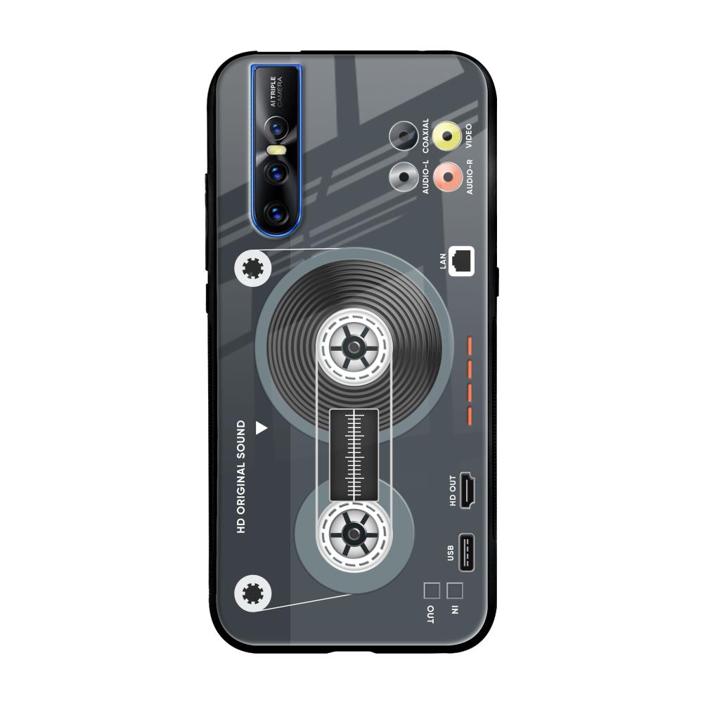 Retro Recorder Vivo V15 Pro Glass Back Cover Online