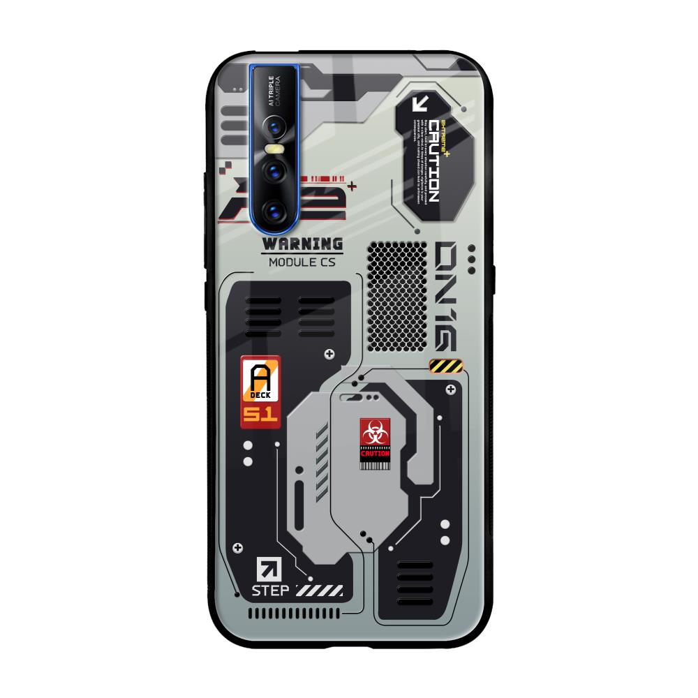 Techno Vibes Vivo V15 Pro Glass Back Cover Online