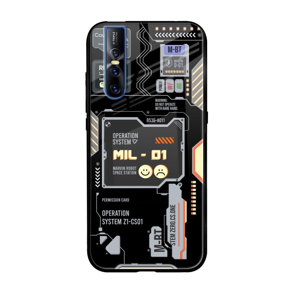Exposed Parts Vivo V15 Pro Glass Back Cover Online