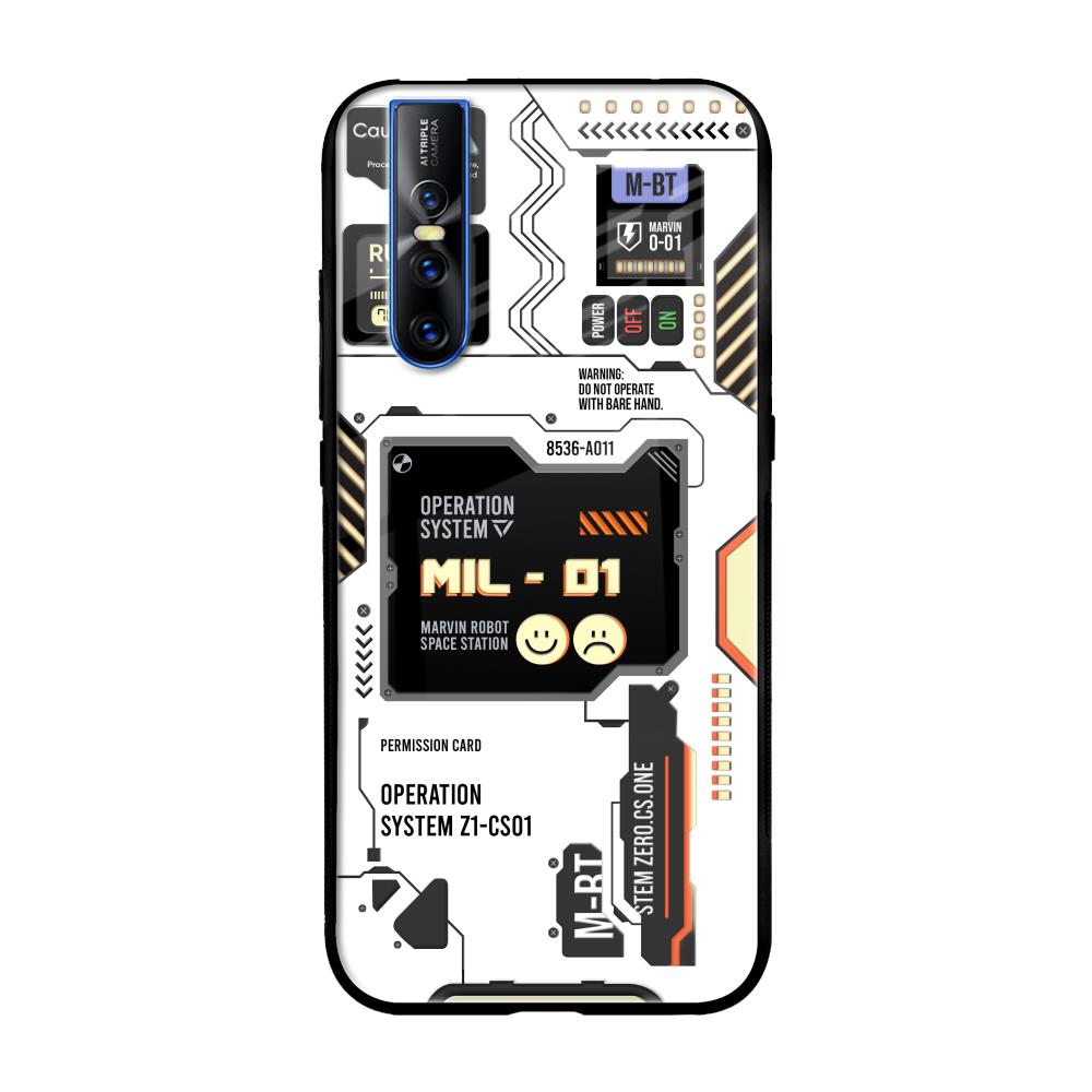 Tech Display Vivo V15 Pro Glass Back Cover Online