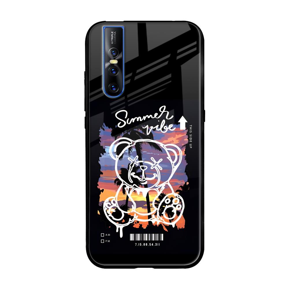 Summer Vibe Vivo V15 Pro Glass Back Cover Online