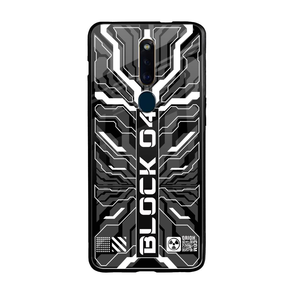 Monochrome Magic Oppo F11 Pro Glass Back Cover Online
